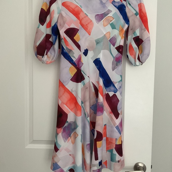 Robert Graham Olivia abstract dress size 2 - Picture 2 of 7